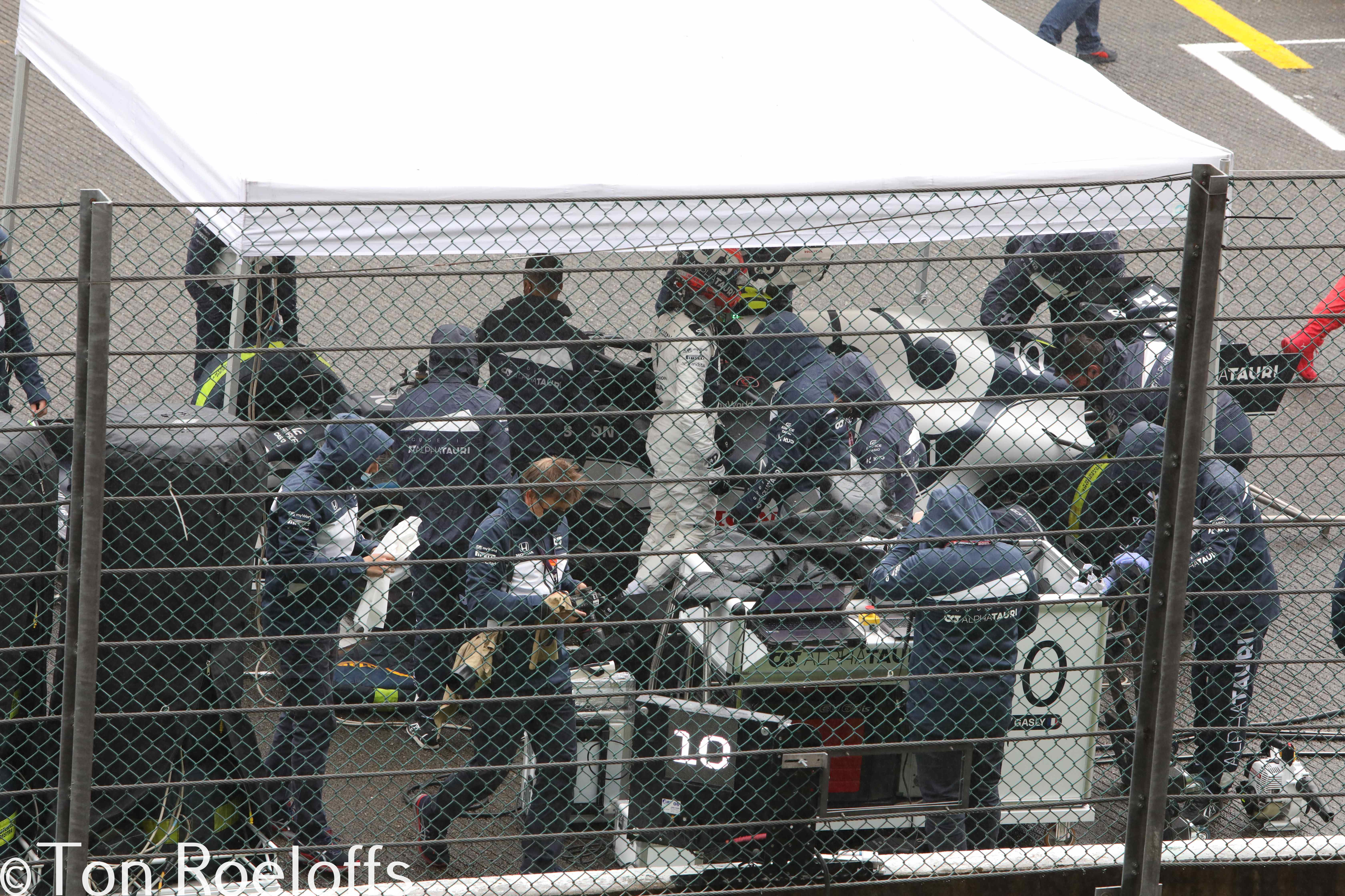 Verstappen pitbox
